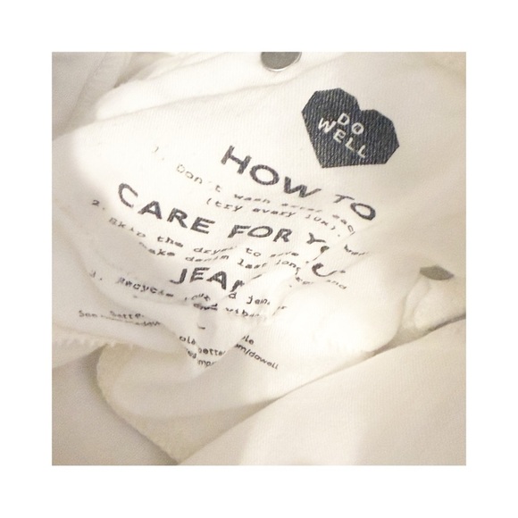 Madewell Kick Out Crop High Rise Jeans Size 25 White | Cropped Kick Flare Denim - Picture 10 of 12